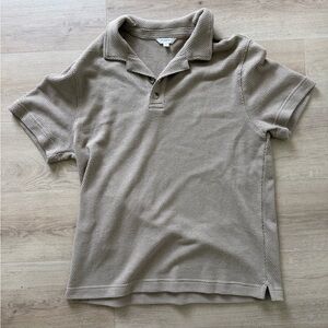 Banana Republic Men's Beige Knit Polo